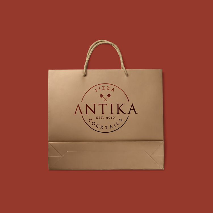 Antika: Restaurant Logo Design